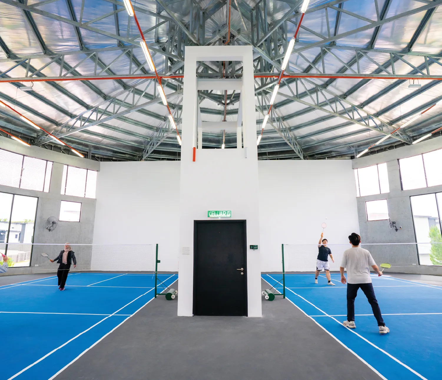 Indoor Badminton Court